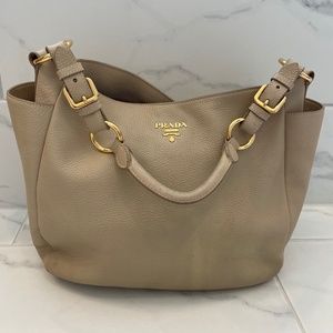 Prada Vitello Daino Leather Sabbia Bag